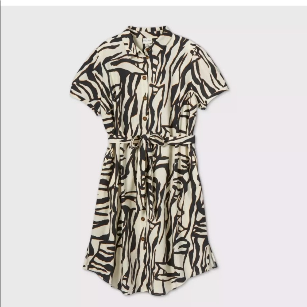 linen shirtdress Ava&Viv ,new size1x